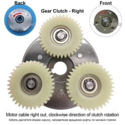 E Bike Motor Gear Clutch Kit 36T 47.3x13.5mm Planetary Gear with 88mm Clutch Set for Bafang Electric 500W Motor