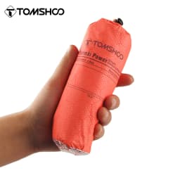 Tomshoo Portable Warming Single Sleeping Bag Reflective Lock Temperature Outdoor Camping Travel Hiking Sleeping Bag Emergency