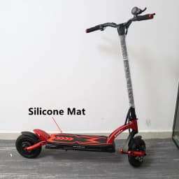 Original Kaabo Silicone Mat For Mantis 10/8 Electric Scooter Kickscooter Black Red Foot Deck Pedal Cover Carpet Pad Accessories