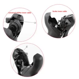 microNEW Shifters Dual Control Levers Finger Dial Road Bike 2 3X7 8 9 10 11 Speed Shifter Conjoined DIP Derailleurs