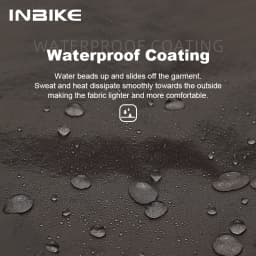 INBIKE Plus Men's Cycling Sleeveless Running Rain Jacket Lightweight MTB Biking Clothing Windbreakers Reflective With Pockets