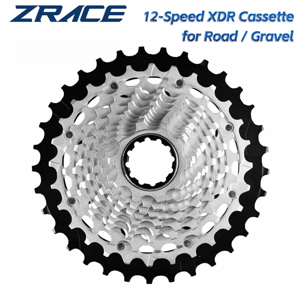 ZRACE XDR 12-Speed Cassette for Road/Gravel, CNC Fully Hollow and Super Light, 10-28T / 10-33T / 10-36T / 10-44T