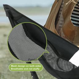 360 Degree Swivel Portable Chair Camping Small Compact Collapsible Folding Chair 5-Second Fast Open