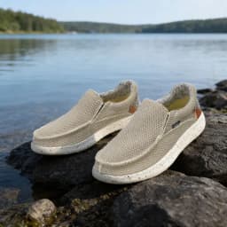 Men's Stylish Denim Slip On Loafers - Breathable Comfort for All Day Wear, Lightweight Design, No Tie, Easy to Wear and Take Off