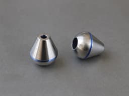 New TC4 Titanium alloy Begleri Knucklebone Fidget Toy Finger Skill Exercise Paracord Stress Worry Bead