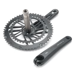 SENICX Road Bike PR3 Crankset 165 170 175mm 46-30T 50-34T 52-36T 53-39T Chainring for Road Folding Bike 10 /11/12 Speed BB24MM
