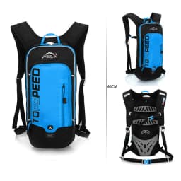 6L Cycling Reflective Bag Men's Women Riding Waterproof Breathable Bicycle Backpack Running Outdoor Bile With 2L Water Bag