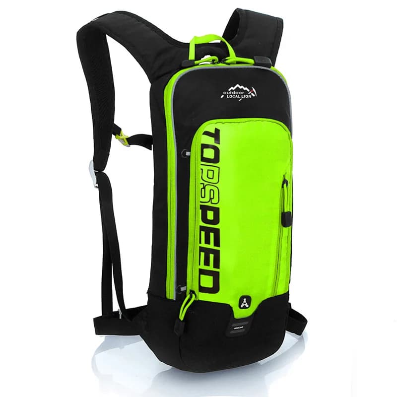 6L Cycling Reflective Bag Men's Women Riding Waterproof Breathable Bicycle Backpack Running Outdoor Bile With 2L Water Bag