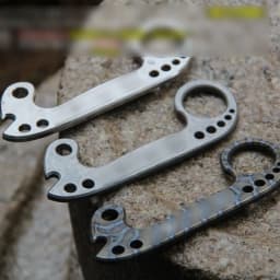 EDC Titanium Alloy DIY Decorative Accessories Key Ring Pendant Outdoor EDC Multi Tools