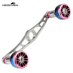 HEIGHTEN Baitcaster Dual Handle 115mm Axle Distance with 24.5mm Gradient Knob Lure Fishing Modification Accessories