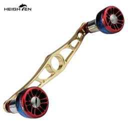 HEIGHTEN Baitcaster Dual Handle 115mm Axle Distance with 24.5mm Gradient Knob Lure Fishing Modification Accessories