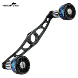 HEIGHTEN Baitcaster Dual Handle 115mm Axle Distance with 24.5mm Gradient Knob Lure Fishing Modification Accessories
