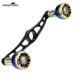 HEIGHTEN Baitcaster Dual Handle 115mm Axle Distance with 24.5mm Gradient Knob Lure Fishing Modification Accessories