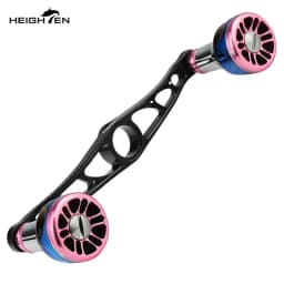 HEIGHTEN Baitcaster Dual Handle 115mm Axle Distance with 24.5mm Gradient Knob Lure Fishing Modification Accessories