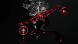 HEIGHTEN Baitcaster Dual Handle 115mm Axle Distance with 24.5mm Gradient Knob Lure Fishing Modification Accessories