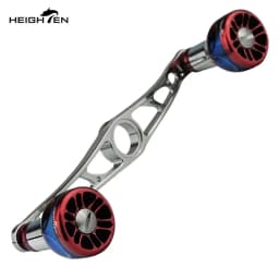 HEIGHTEN Baitcaster Dual Handle 115mm Axle Distance with 24.5mm Gradient Knob Lure Fishing Modification Accessories