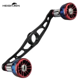 HEIGHTEN Baitcaster Dual Handle 115mm Axle Distance with 24.5mm Gradient Knob Lure Fishing Modification Accessories