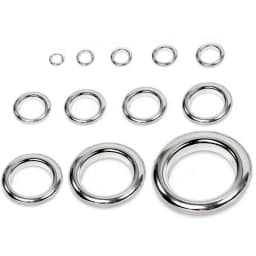 1000pcs Fishing Accessories Solid Stamping Rings SUS304 Lure Bait Fishhook Connecting Jigging Tackles Pesca Wholesale By Bulk
