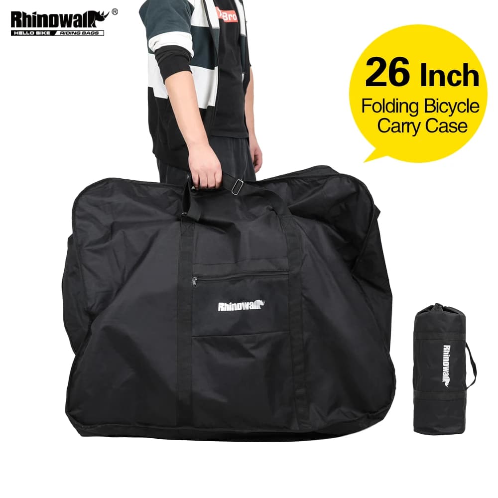 Rhinowalk 26 Inch Folding Bicycle Carry Bag Portable Cycling Bike Transport Case Travel Bycicle Accessories Bike Box