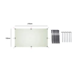 Ultra Light Tarp, 15D Silicone Coated, Silver Nylon,Footfrint, Shelter,210x150cm, 300x210cm
