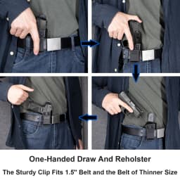Fits For Sig Sauer P365/P365 SAS/P365 Micro IWB Kydex Holster with Holster Claw Right Hand Tactical Bags