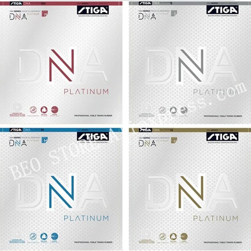 STIGA DNA Platinum M DNA Platinum H/S/XH Table Tennis Rubber Pips-in Limited Release Original STIGA DNA Ping Pong Sponge