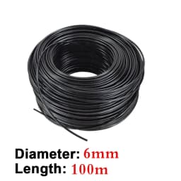 5/6mm Thick Steel Wire Rope Gym Fitness Pulley Cable Machine Attachment PullDown Heavy Duty Wirerope for Home Workout Accessorie