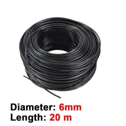 5/6mm Thick Steel Wire Rope Gym Fitness Pulley Cable Machine Attachment PullDown Heavy Duty Wirerope for Home Workout Accessorie