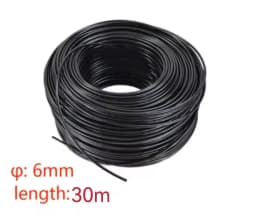 5/6mm Thick Steel Wire Rope Gym Fitness Pulley Cable Machine Attachment PullDown Heavy Duty Wirerope for Home Workout Accessorie