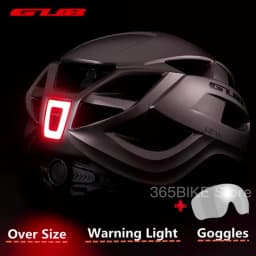 GUB Bicycle Helmet XXL 61-65 With Rechargeable LED Light Removable Len Cycling Road Ultralight Aero Safely Cap Capacete Ciclismo