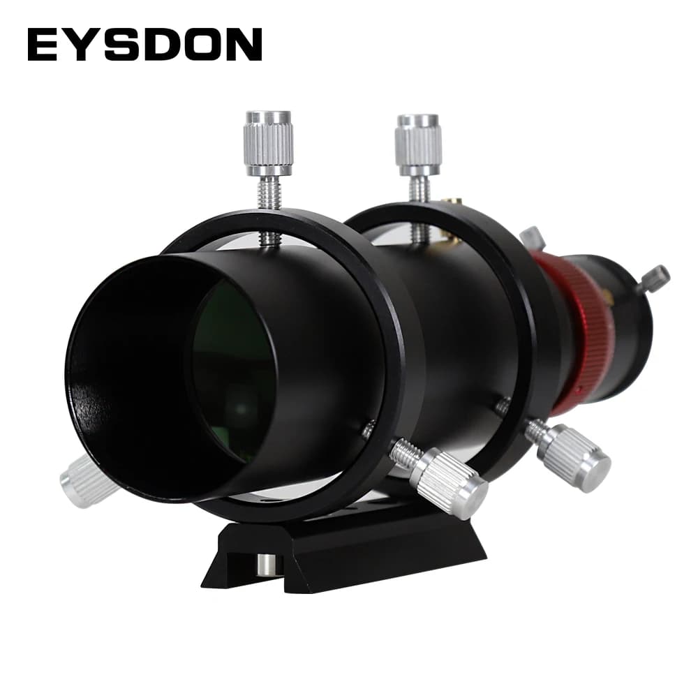 EYSDON 50mm Telescope Guide Scope 180mm Focal Length Fully Coated Finder Eyepiece with 1.25" Ports Duable Helical Focuser