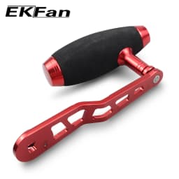 Ekfan EVA knob+120M Aluminum Alloy Handle for DAI&SHI DIY Baitcasting Fishing Reel Handle Fishing Reel Sleeve Length 120MM