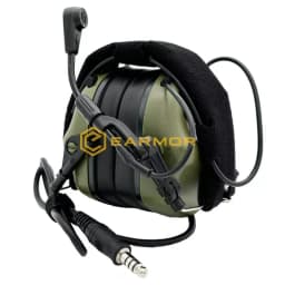 EARMOR M32 MOD4 Tactical Headset Anti Noise Headphones Aviation Communication Shooting Earphone