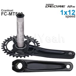 Shimano DEORE M6100 12speed Groupset FC-MT510 CRANKSET and SM-BB52 Bottom Bracket 68/73 mm Shell Width Origin