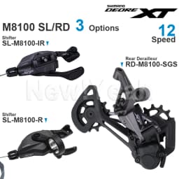 SHIMANO DEORE XT M8100 SHIFTER SL-M8100-R SL-M8100-IR REAR DERAILLEUR RD-M8100-SGS 12speed Original Parts