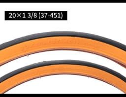 Folding Bicycle Tire 349 16" Bicycle Rubber Yellow Edge Tire 406/451 BMX 20 Inch Bicycle Tire