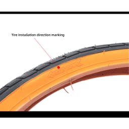 Folding Bicycle Tire 349 16" Bicycle Rubber Yellow Edge Tire 406/451 BMX 20 Inch Bicycle Tire