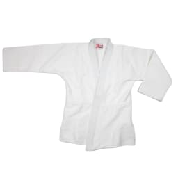 Professional Made Martial Arts Uniform - Single Weave Blue White Kimono - Perfect For Competition Or Training With Belt