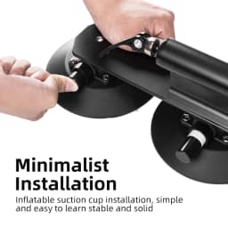 Rockbros Suction Cup Holder with Pump for Roof-Top Bike Car Racks Vacuum Sucker for MTB Mountain Road Bicycle Tire Tyre