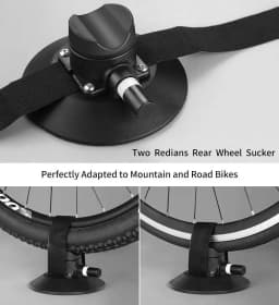 Rockbros Suction Cup Holder with Pump for Roof-Top Bike Car Racks Vacuum Sucker for MTB Mountain Road Bicycle Tire Tyre