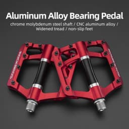 ROCKBROS Bicycle Pedals Sealed Bearing Aluminum Alloy Body BXM MTB Road Bike Pedals 9/16 Sealed Bearing Cycling Accessories