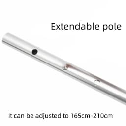 Asta Gear 1pcs 7075 Aluminum Alloy Extendable Pole Outdoor Camping Support Pole Tent Accessories