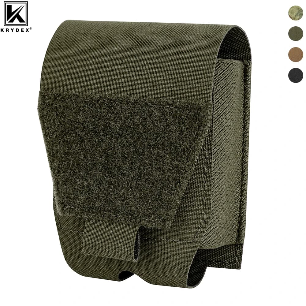 KRYDEX 500D Handcuff Pouch Case MOLLE / Belt Low Profile Cuff Case Holster Duty Belt Vest Law Enforcement Outdoor Hunting Bag