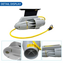 Electric Fin Power Fin Underwater Motor Waterproof Motor Inflatable Paddle Canoe Fishing Boat Underwater Thruster Jet Propeller