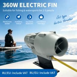 Electric Fin Power Fin Underwater Motor Waterproof Motor Inflatable Paddle Canoe Fishing Boat Underwater Thruster Jet Propeller