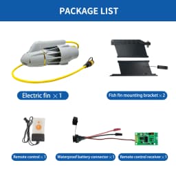 Electric Fin Power Fin Underwater Motor Waterproof Motor Inflatable Paddle Canoe Fishing Boat Underwater Thruster Jet Propeller