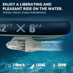 Electric Fin Power Fin Underwater Motor Waterproof Motor Inflatable Paddle Canoe Fishing Boat Underwater Thruster Jet Propeller