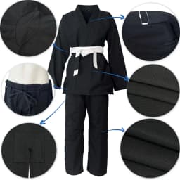 Brazilian Jiu Jitsu Gi Lightweight Sweat Wicking Fabric Machine Washable Preshrunk Kimono Perfect for Martial Arts Training