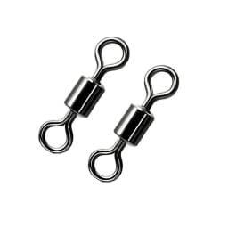 2000pcs Fishing Goods Swivel Bearing Rolling Swivel Connector Lure Link Carbon Steel Fishing Tackle Accessories Fish Tool Pesca