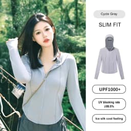 GOLDEN CAMEL Cape Sun Protection Clothing Anti-ultraviolet Breathable Ice Silk Quick-drying Skin Tights Sun Protection Jacket